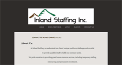 Desktop Screenshot of inlandstaffing.com